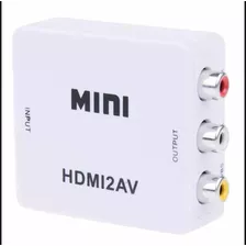 Adaptador Mini Convertidor Hdmi Para Vídeo Av 3rca