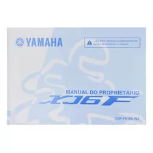 Manual Do Proprietário Xj6f 10-15 Original Yamaha