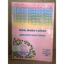 Livro Teoria, Técnica E Prática De Armando Santanna
