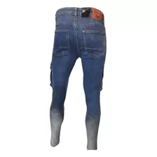 Jeans Hombre Elasticado Pitillo Destroyer Focalizado