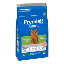 Premier Ambientes Internos Gatos Adultos Castrados 12+ 1.5kg