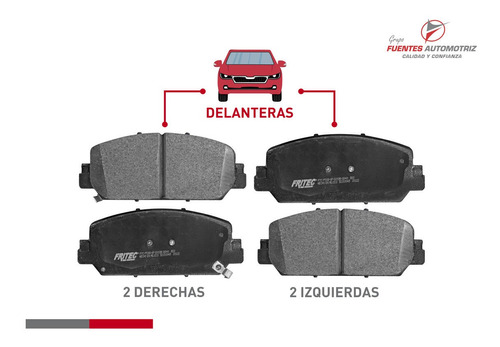 Kit Balatas Ceramic Del Honda Cr-v Lx 1.5 2017 2018 Foto 2