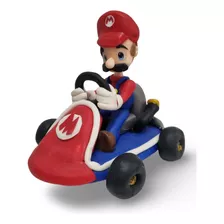 Adorno Mario Bros. Auto Torta Porcelana Super Mario Car