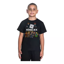 Camiseta Básica Infantil E Juvenil 2 Ao 16 Roblox Jogo Promo