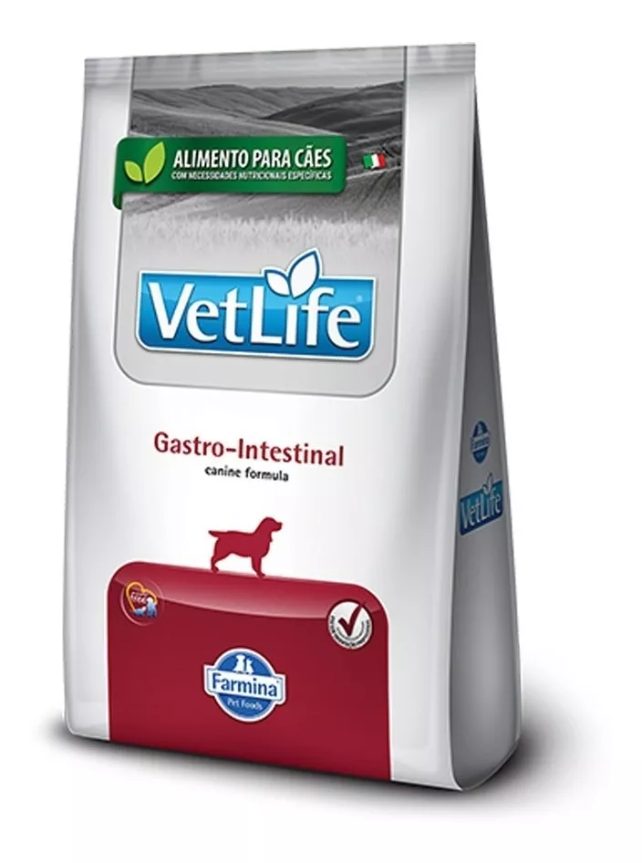 Alimento Vet Life Natural Canine Gastro-intestinal Para Cachorro Todos Os Tamanhos Sabor Mix Em Saco De 2kg