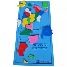 Puzzle - Mapa De Argentina Para Armar