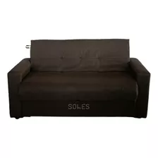 Sillon Sofa Cama Tapizado - 1,30mts - 2 Cuerpos Plan 12 / 18