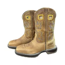 Bota Durango Country Jump Bico Quadrada Caramelo