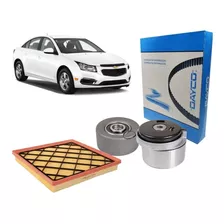 Kit Correia Dentada Filtro Cruze 1.8 16v 2013 2014 Ar Tensor