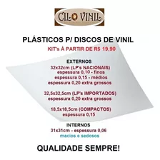 Plásticos Lp Vinil Discos Monte Seu Kit À Partir De R$ 19,90