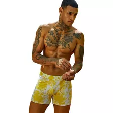 Boxer Hombre Algodon Cintura Expuesta Estampado Xy 1363