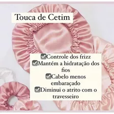 Kit Com 10 Toucas De Cetim Cores Variadas