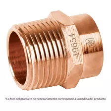 Conector Cobre Rosca Exterior 1/2' 49653 10 Pz