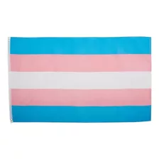Bandeira Orgulho Trans 1,50x0,90mt Dupla Face 