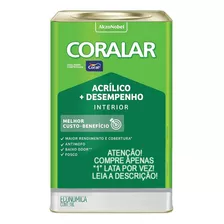 Tinta Acrílica Coralar Anti Mofo Econômica Fosca Cores 18l Cor Gelo