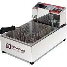 Fritadeira Elétrica Profissional - Fm-5l - Inox - Inovamaq