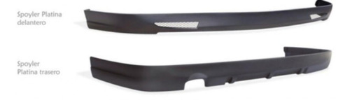 Kit Platina Spoiler Difusor Trasero Estribos Nissan Platina  Foto 3