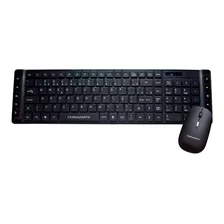 Kit Teclado E Mouse Óptico Wireless Sem Fio Importado Cm-30