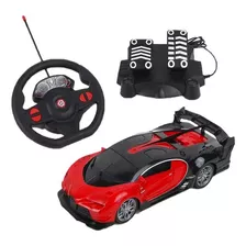 Carrinho Controle Remoto Racing Control Raptor Vermelho