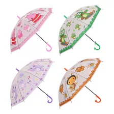 Paraguas Infantil Con Silbato De Seguridad Varios Diseños 