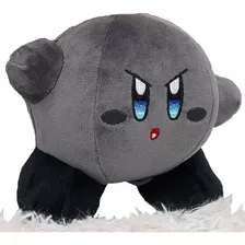 Peluche Kirby Black Negro Gris Bordados 15cm Suave Nintendo 