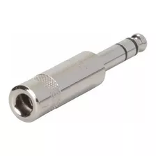 Ficha Plug Neutrik Stereo Trs 1/4 6,5mm Rean Nys202 Metalica