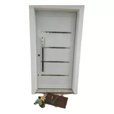 Porta Pivô De Alumínio Branco 220x130 C/ Fecha Tetra 