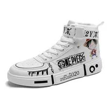 Zapatos Deportivos De One Piece, Zapatos De Patineta Luffy