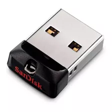 Pendrive Sandisk Cruzer Fit 16gb 2.0 Preto