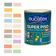 Tinta Acrílica Eucatex Piso Mais Resistente Em Cores 900ml