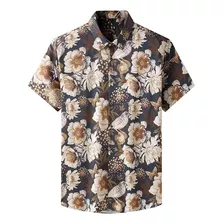 Camisa Masculina Plus Size, Tamanho Grande, Camisa De Praia,