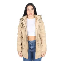 Campera Mujer Safari Parka Gabardina. Capucha Desmontable!