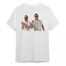 Remera Blanca Sublimada Hombre Wisin Y Yandel