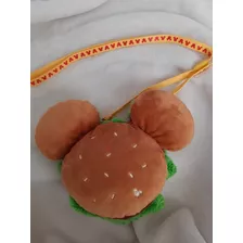 Bolsinha / Pass Case Hamburguer Formato Mickey Tokyo Disney