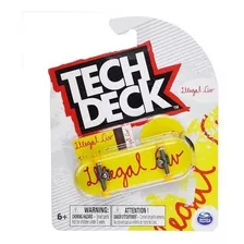 Skate De Dedo Tech Deck Fingerboard Illegal Liv Yellow