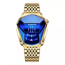Novo Relógio Masculino Binbond Luxo Aço Inox Quartz Promoção