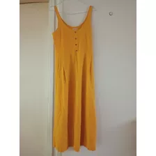 Vestido Largo De Verano Marca Yagmour Color Maiz