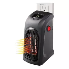 Calefactor Portatil Pared Digital Temperatura Regulable Casa Color Negro