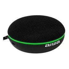 Speaker Portátil Caixa De Som Aiwa Awf20 Bluetooth Microfone Cor Preto