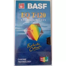 Fita Vhs Basf Eq T-120 Original Nova Lacrada