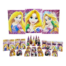 Kit Só Um Bolinho M Rapunzel 43 Itens Lembrancinha Enrolados