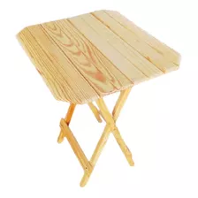 Mesa Plegable De Madera Sin Esquinas Acabado Fino