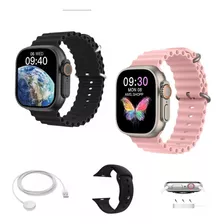 Relógio Smartwatch Hw68 Mini 41mm +2 Pulseira Extra +brinde