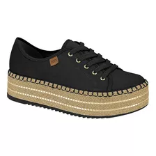 Tenis Femininino Casual Plataforma Beira Rio Conforto Corda