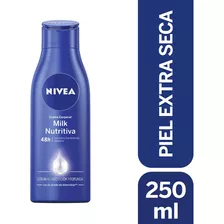 Crema Corporal Nivea Milk Nutritiva Piel Extra Seca 250ml