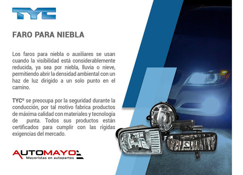 (2) Faros Niebla C/base S/foco Tyc Neon Dodge 00-02 Foto 4