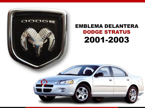 Emblema Delantera Compatible Con Dodge Stratus 2001-2003 Foto 2