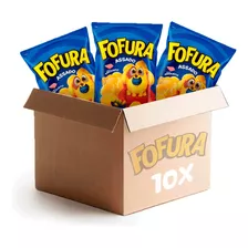 Salgadinho Fofura Sabor Presunto - Pacote Com 10 Unidades De