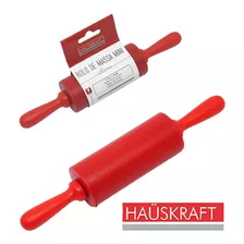 Rolo De Silicone Mini Vermelho Hauskraft - 22,5x4cm