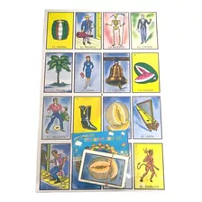 1 Juego De Loteria Tradicional Ideal Para Fiesta Patria